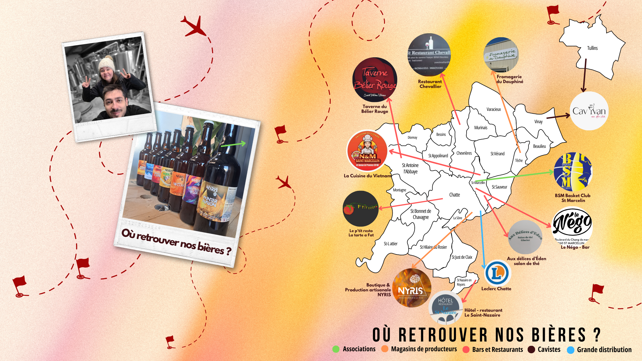 Où retrouver les bières de la brasserie NYRIS